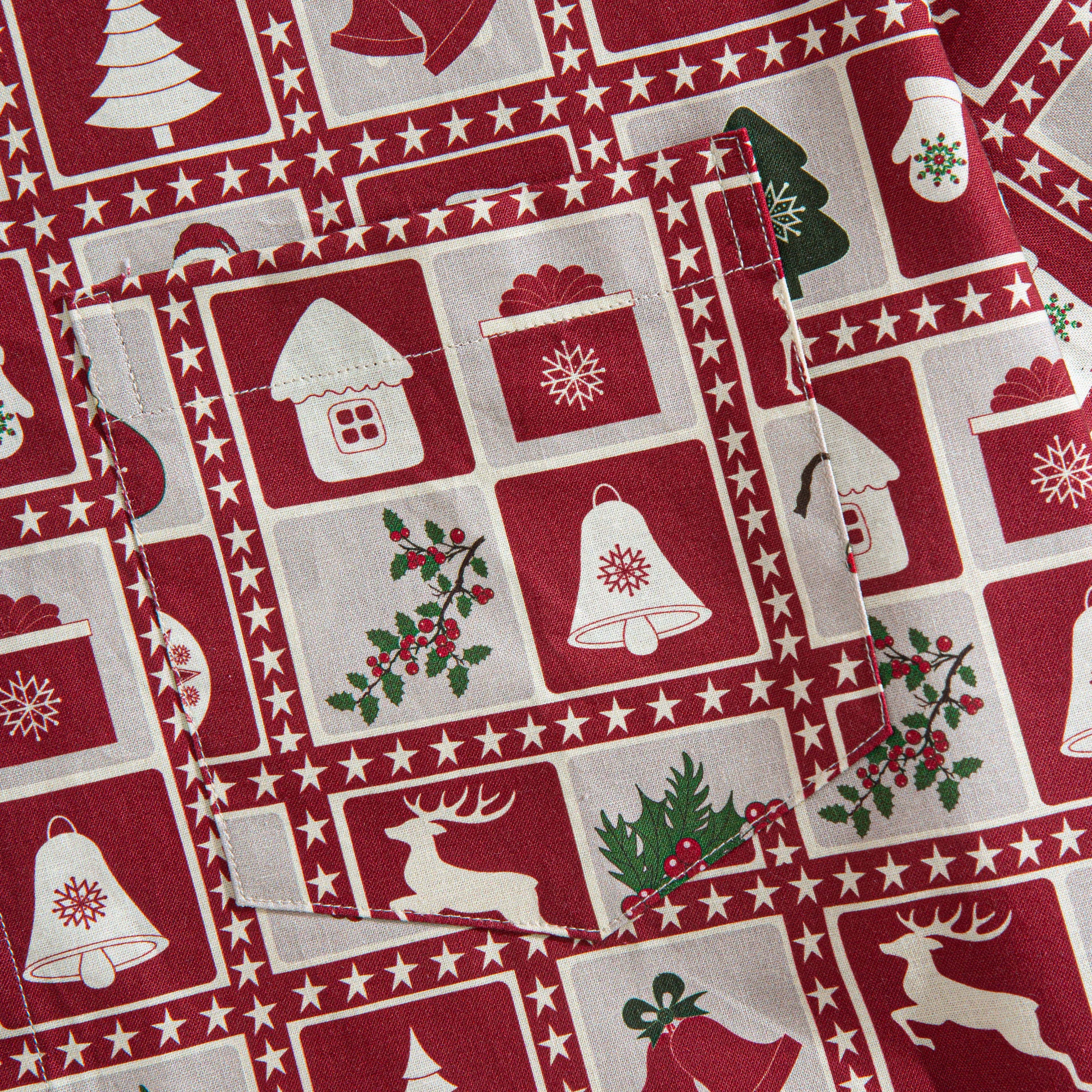 Christmas Decoration Shirt – Chest Pocket Detail