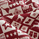 Christmas Jigsaw Puzzle Shirt – 100% Cotton Fabric Texture