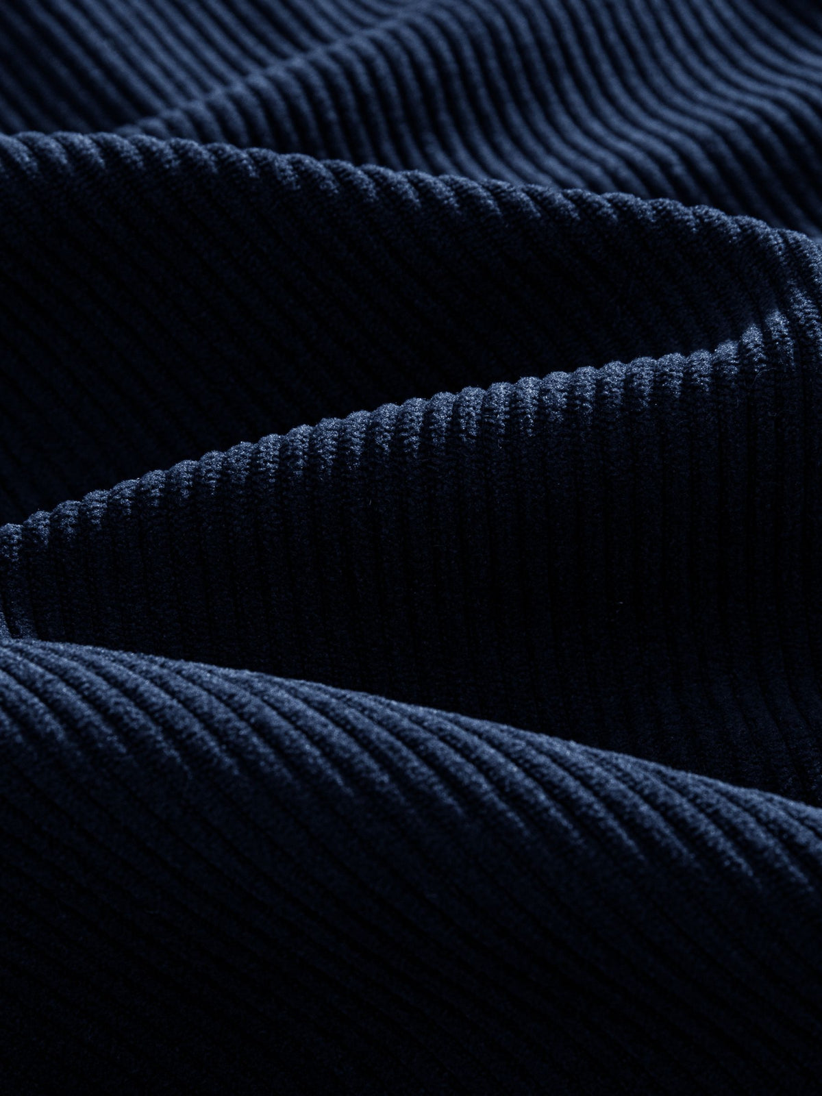 Close-up of the finely pleated fabric texture