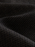Close-up texture of Sashiko diamond weave on OROMEN Dragon Scale Woven Haori Kimono
