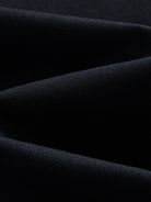 Close-up texture of porous weave cotton-linen fabric on OROMEN Ink Wash Cotton-Linen Shirt