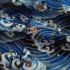 Coconut Button Detail – OROMEN Rolling Waves Aloha Shirt