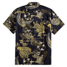 Crane Elegance shirt lifestyle shot - Japanese inspired cotton aloha shirt
