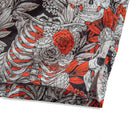Dark Night Rose Hawaiian Shirt – Hem & Side Vent Detail  Relaxed Fit