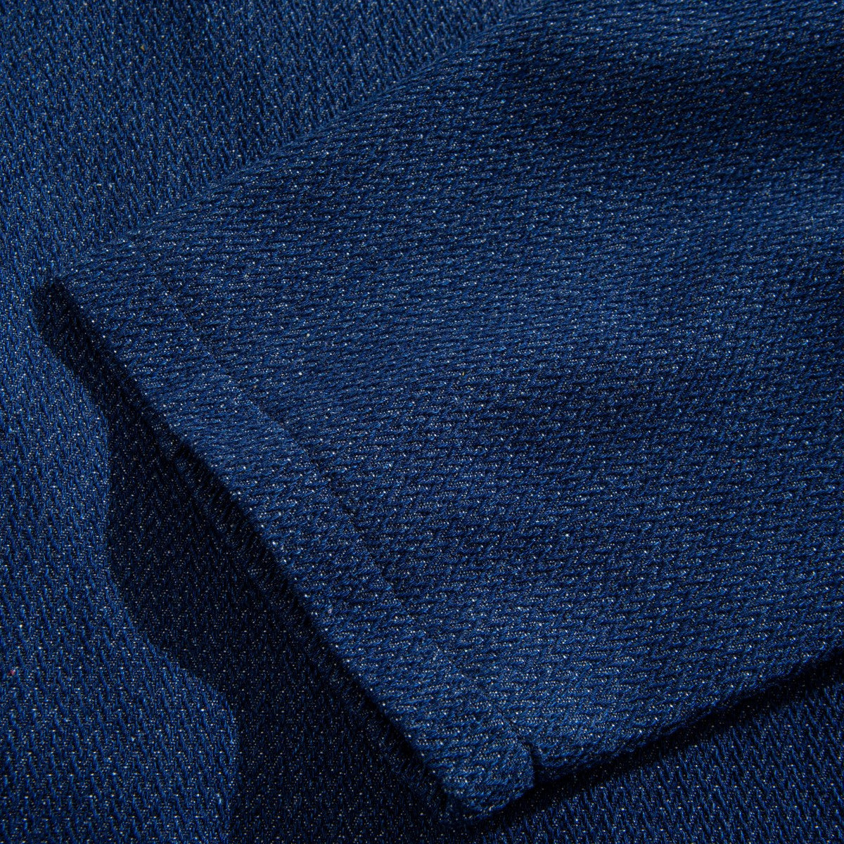 Double-Sided Hidden Pockets - Indigo Haori Jacket Practical Design Feature