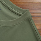 Double Stitching Detail Along Sleeves and Bottom Hem – OROMEN Floral Embroidery Tee