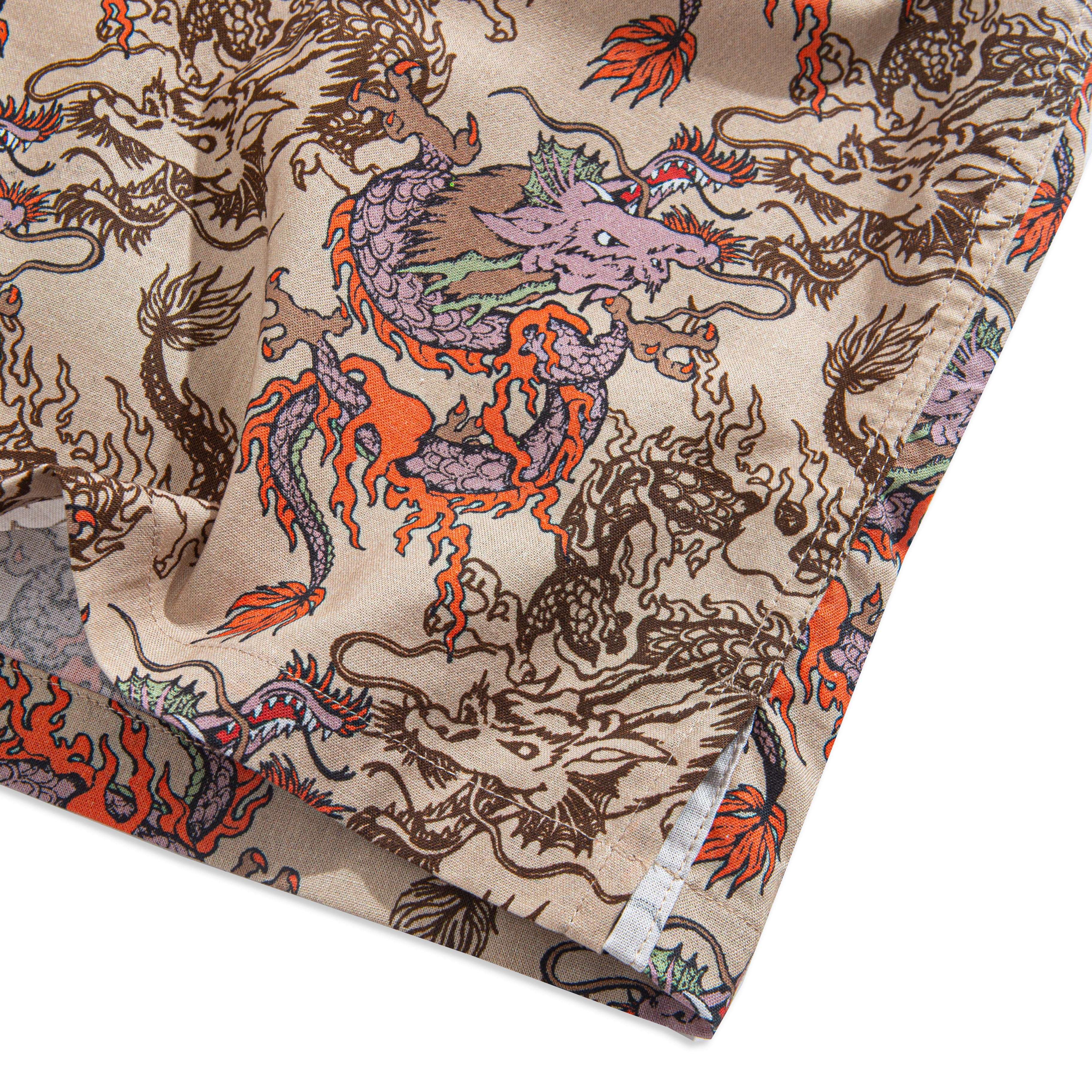 Dragon-Riding-The-Clouds-Aloha-Shirt-Sleeve-Detail