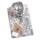 Elegance of Pagodas Aloha Shirt – Folded Flat Lay