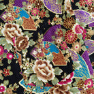 Elegant Peony shirt button-down collar and stitching detail