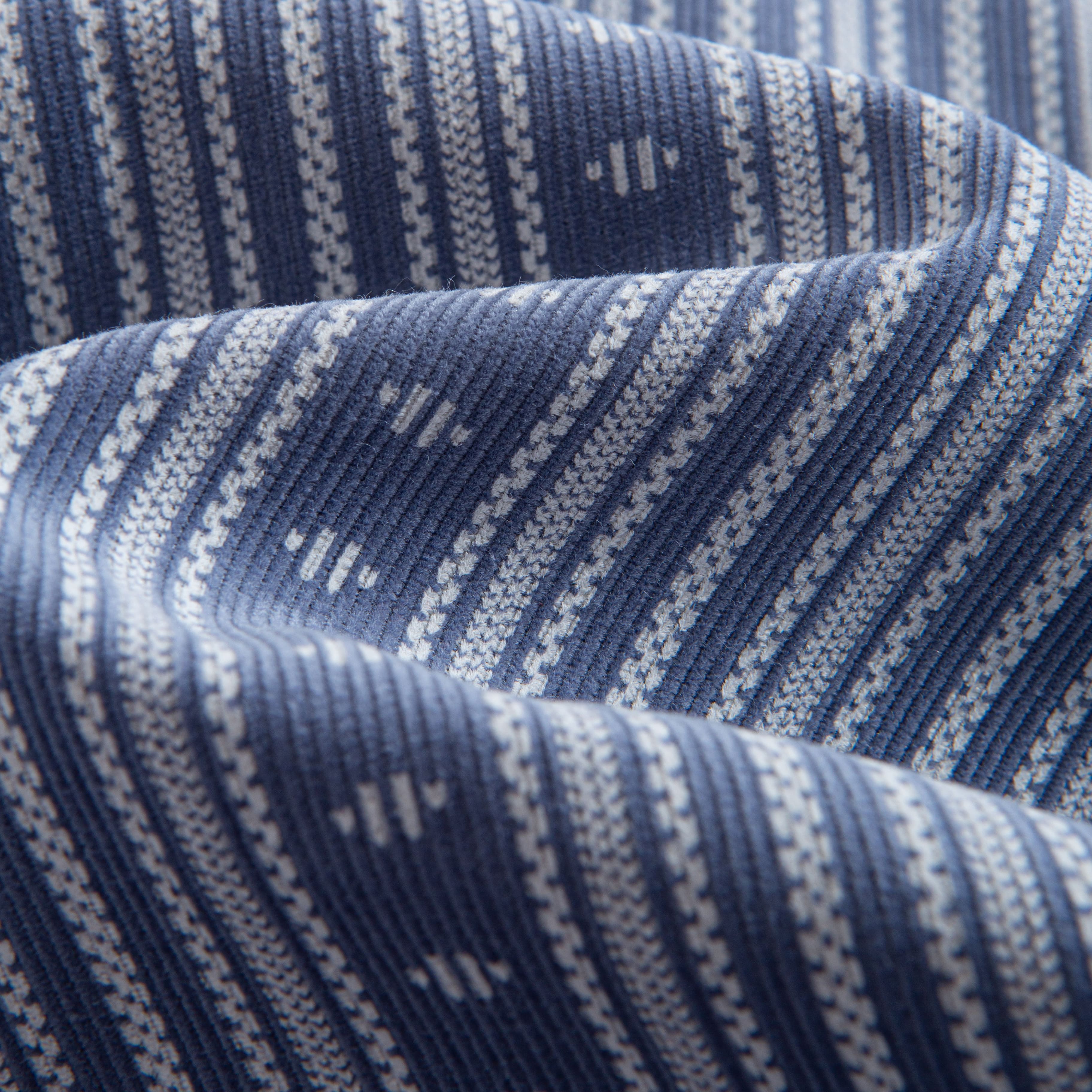 Ethnic Striped Corduroy Shirt Fabric Texture Close-Up – OROMEN