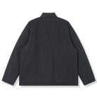 Flat Lay Display - Reversible Striped Kimono Coat Both Sides Pattern Detail