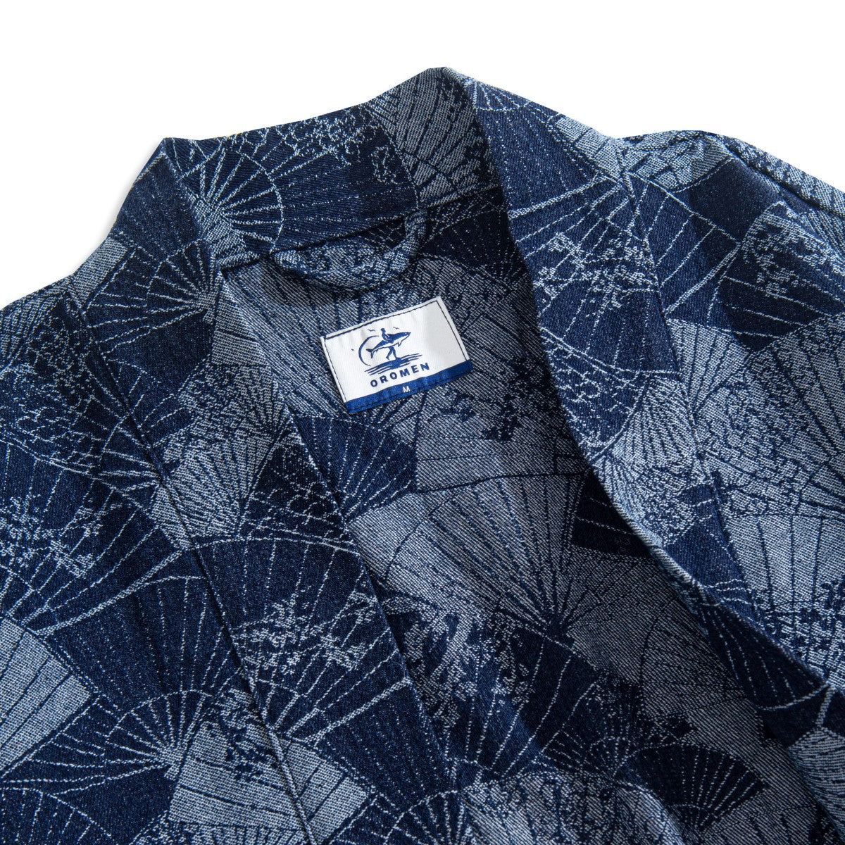 Flower Umbrella Kimono Haori Jacket – Collar Detail
