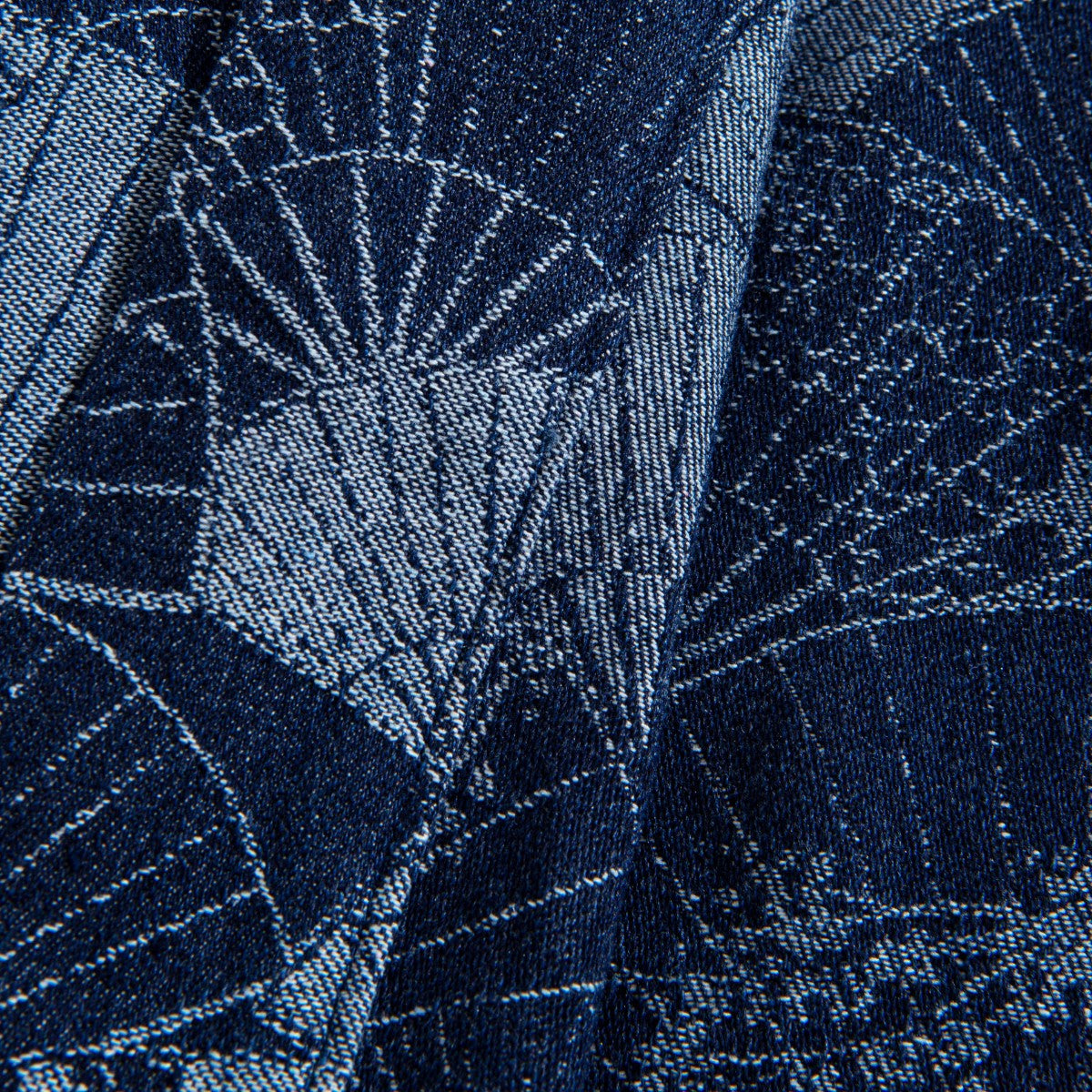 Flower Umbrella Kimono Haori Jacket – Fabric & Print Detail