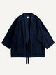Front flat lay of OROMEN Mottainai corduroy haori kimono jacket