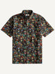 Front flat lay view of OROMEN Sugar Skulls Day of the Dead short-sleeve shirt