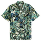 Geisha Skull Snake Japanese Tattoo Art Shirt - Front Full View