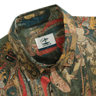 Hand-painted Buddhist sacred figures on Dunhuang Mythology Hawaiian shirt