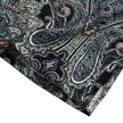 Hem Detail – OROMEN Nostalgic Paisley Shirt – Seamless All-Over Print Pattern