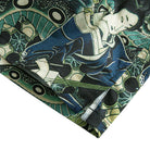Hem Detail Showing Side Vent on Geisha Skull Snake Shirt