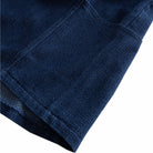 Indigo Denim Haori – Hem and Patch Pocket Construction Detail