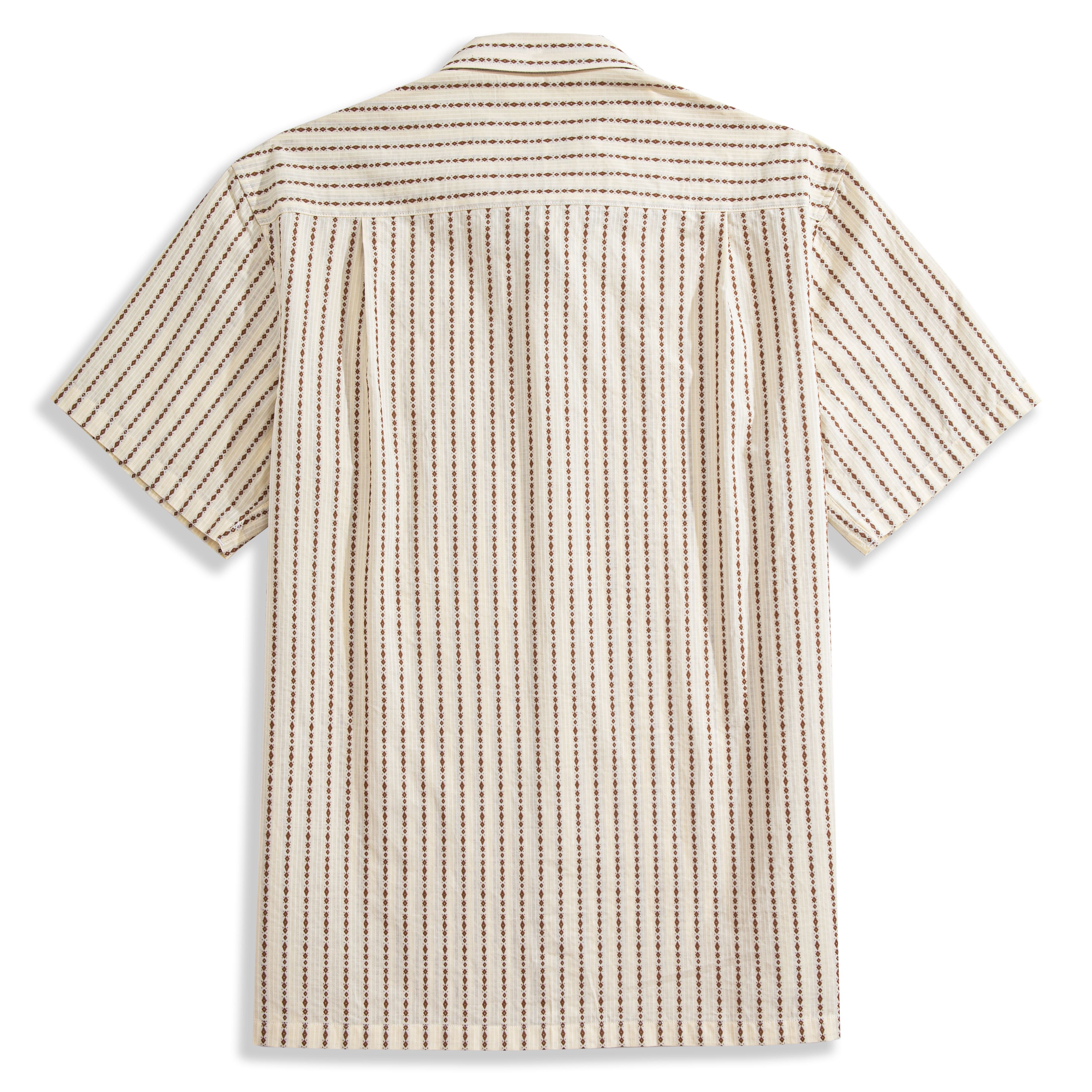 Japanese-inspired textured shirt styling detail