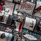 Japanese magazine stickers shirt coconut buttons detail