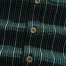Natural Coconut Buttons Detail — OROMEN Seersucker Shirt