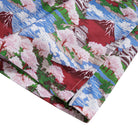 Natural coconut buttons on Japanese Ukiyo-e print aloha shirt