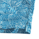 OROMEN Acanthus Leaves Aloha Shirt in Blue – Side View