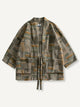 OROMEN Architectural Mosaic Haori Kimono, front flat lay