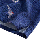 OROMEN Arctic Tern Shirt — hem and side vent detail with arctic tern all-over print