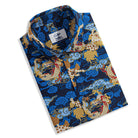 OROMEN Auspicious Clouds and Dragons Shirt – Folded Flat Lay