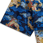 OROMEN Auspicious Clouds and Dragons Short Sleeve Shirt – Full Front