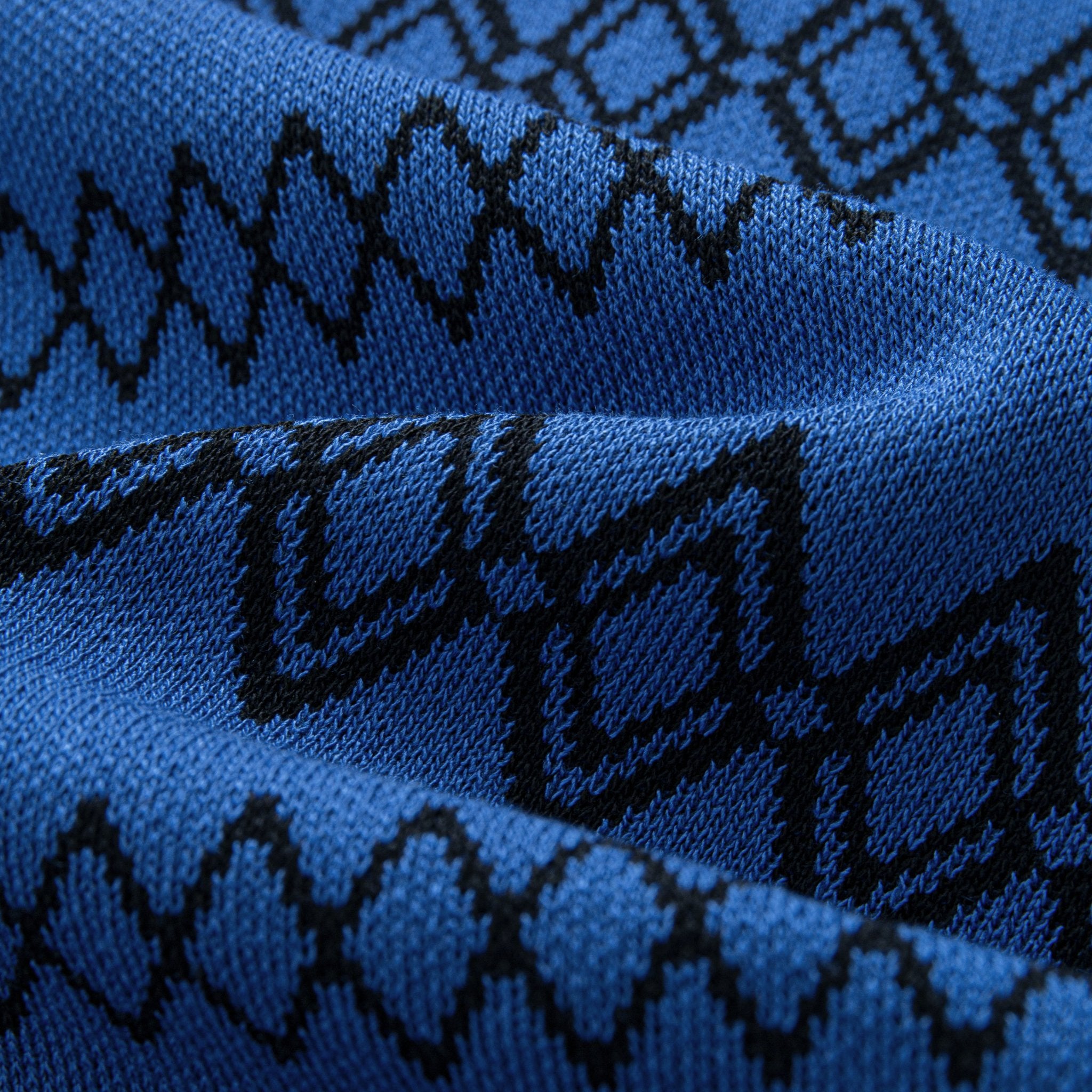 OROMEN Aztec Jacquard Knit Shirt – Back View