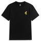 OROMEN Banana Embroidery T-Shirt Front View – Men's Casual Cotton Tee