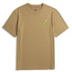 OROMEN Banana Embroidery Tee – Khaki Colorway Front View