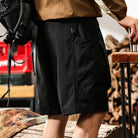 OROMEN Black Utility Shorts – Lifestyle Wear