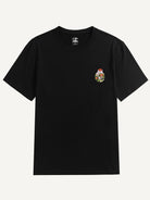 OROMEN Bottle Garden Embroidery T-shirt in black