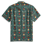 OROMEN Christmas Ambiance Patchwork Shirt – Back View