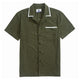OROMEN Corduroy Contrast-Trim Shirt – Front Flat Lay