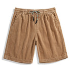 OROMEN Cotton Corduroy Shorts – Front View, Relaxed Fit