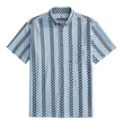 OROMEN Diamond Stripe Jacquard Shirt – Front View
