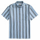 OROMEN Diamond Stripe Jacquard Shirt – Front View