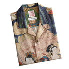 OROMEN Dunhuang Celestial Deity Shirt - Natural Wood Buttons Detail