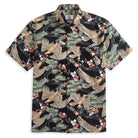 OROMEN Eagle Spreads Wings Aloha Shirt – Front Flat Lay