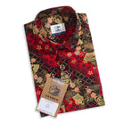 OROMEN Elegance of Sakura Japanese Ukiyo-e Shirt – Full Body Model Shot