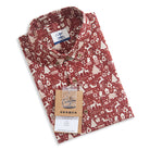OROMEN Fantasy Christmas Patchwork Shirt – Folded Display View