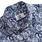 OROMEN Finesse Hall Hawaiian Shirt — button-down collar, brand label and coconut button detail