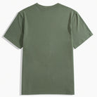OROMEN Floral Embroidery T-Shirt – Back View