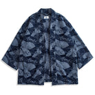 OROMEN Flower Umbrella Kimono Haori Jacket – Front Flat Lay